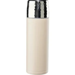 Gourde isotherme inox 500ml uni avec tasse Ø7xH22cm (2 modèles)