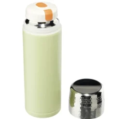 Gourde isotherme inox 500ml uni avec tasse Ø7xH22cm (2 modèles)