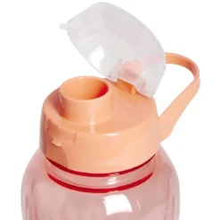 Gourde plastique rose ou vert Ø8xH25cm