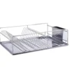 Égouttoir à vaisselle avec porte-couverts inox