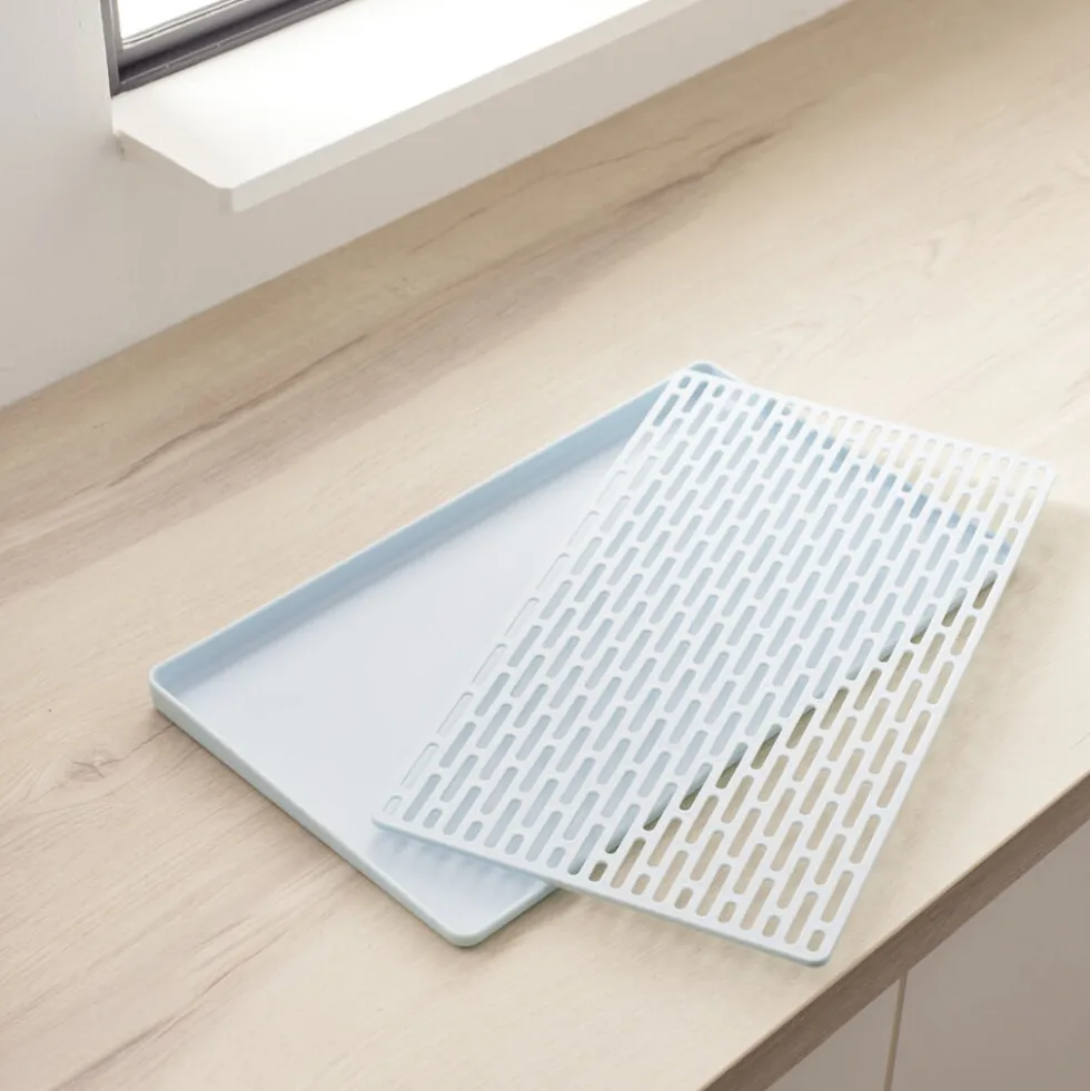 Égouttoir à vaisselle avec support 40x22,6xH2cm