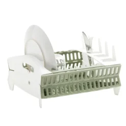 Égouttoir à vaisselle pliant en plastique 34x29,5xH21cm