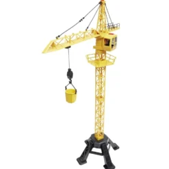Grue telescopique plastique jaune 60x32xH98cm