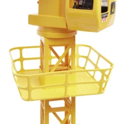 Grue telescopique plastique jaune 60x32xH98cm