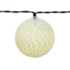 Guirlande boule solaire 10 LED blanc chaud 2,7 m