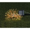 Guirlande extérieure solaire 144 microLED forme feu d'artifice 4,20m