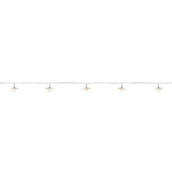 Guirlande extérieure solaire 144 microLED forme feu d'artifice 4,20m
