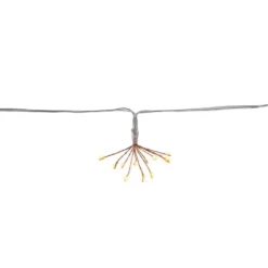 Guirlande extérieure solaire 144 microLED forme feu d'artifice 4,20m