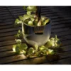 Guirlande lumineuse eucalyptus artificiel 30 microLED blanc chaud 2,9 m