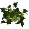 Guirlande lumineuse lierre artificiel vert 20 microled blanc chaud 2,9m