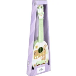 Guitare enfant 4 cordes motif animal plastique L36cm (3 modèles)