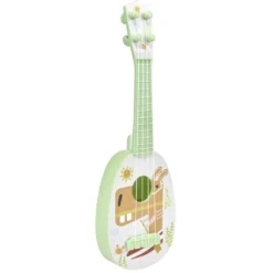 Guitare enfant 4 cordes motif animal plastique L36cm (3 modèles)