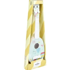 Guitare enfant 4 cordes motif animal plastique L36cm (3 modèles)