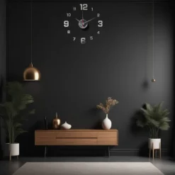 Horloge murale adhésive Ø40cm