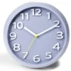 Horloge ronde plastique gris Ø25cm