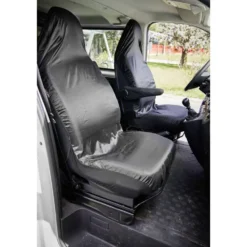 Housse de siège de voiture noir 52x128cm