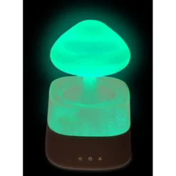 Humidificateur arbre à nuage lumineux 7 couleurs brume et pluie Ø17xH26,5cm