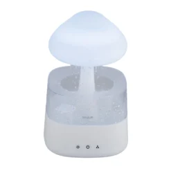 Humidificateur arbre à nuage lumineux 7 couleurs brume et pluie Ø17xH26,5cm