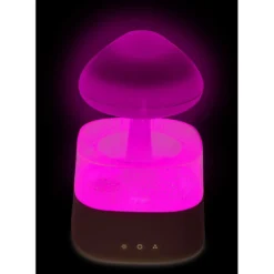 Humidificateur arbre à nuage lumineux 7 couleurs brume et pluie Ø17xH26,5cm