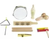 Instrument de musique enfant bois 10 pièces