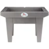 Jardinière enfant en plastique gris