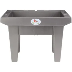 Jardinière enfant en plastique gris