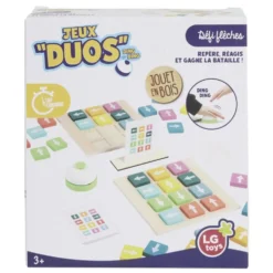 Jeu bois activité en duo défi bille construction et flèches (3 modèles)