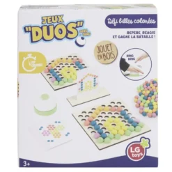 Jeu bois activité en duo défi bille construction et flèches (3 modèles)