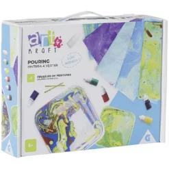 Jeu créatif Pouring - peinture toile abstraite