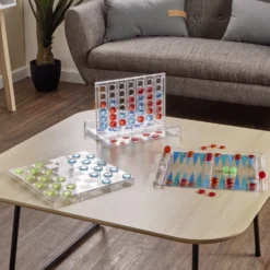 Jeu 4 d'affilés transparent