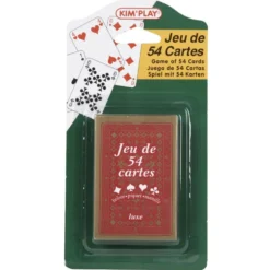 Jeu de 54 cartes belote piquet manille