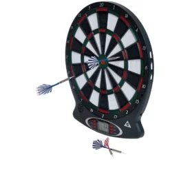 Jeu de fléchette électronique à poser ou suspendre 37,8xH43cm 7 pièces