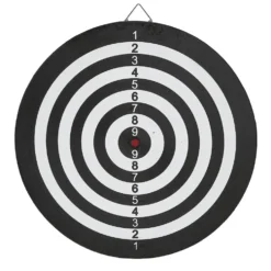 Jeu de fléchettes réversible Ø38cm 7 pièces
