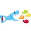 Jeu de plongée requin attrape poisson en plastique (5 pièces)