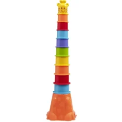 Jeu d'éveil 2 en 1 tour girafe