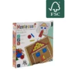 Jeu Pif Paf bricolo avec marteau et puzzle en bois Montessori
