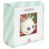 Jouet 1er âge fleur éveil en plastique rouge et vert Ø10xH15cm