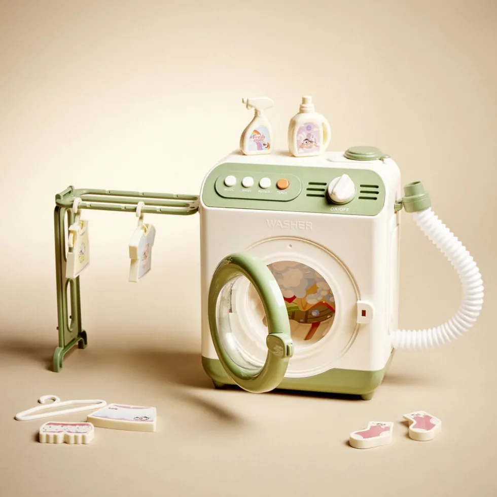 Jouet intéractif machine à laver enfant 15x11xH19cm