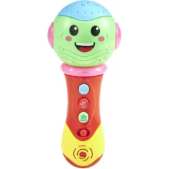 Jouet microphone lumière et son (2 modèles)