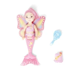 Jouet poupée sirène avec 2 accessoires