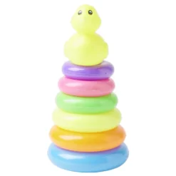 Jouet pour le bain canard et anneaux à empiler