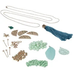 Kit de création collier et bracelet cuivre menthe