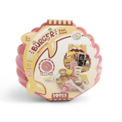Kit de jeu burger fast food 19 pièces