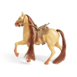 Kit de jeu écurie et cheval blanc ou marron