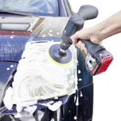 Kit éponge et disque de polissage x5 adaptable visseuse Ø12,5cm