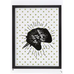 Kit 17 stickers déco effet cadre noir