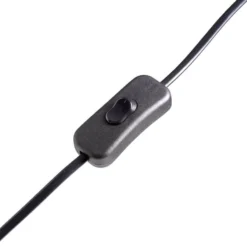 Lampadaire noir et blanc H150cm