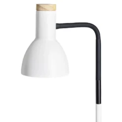 Lampadaire noir et blanc H150cm