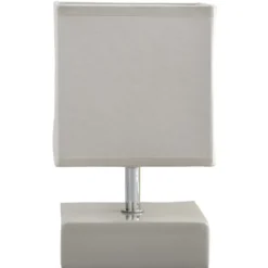 Lampe carrée beige
