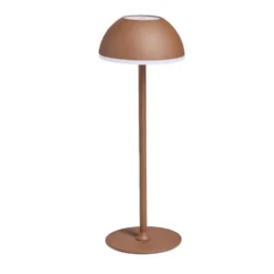 Lampe à poser sans fil tactile et rechargeable USB 3 nuances H37cm Brun